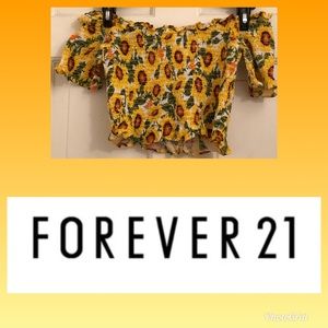 Sunflower Crop Top